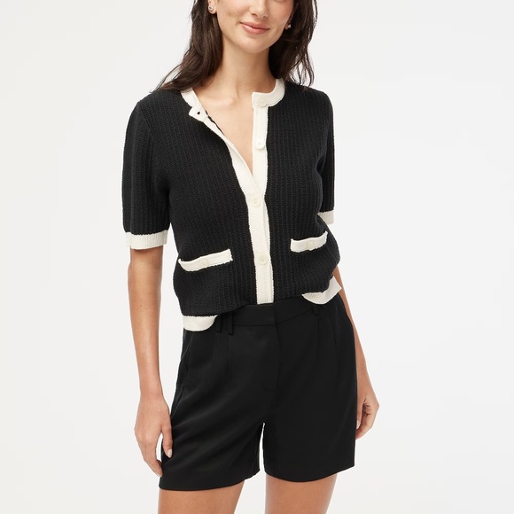 J. Crew Factory Sweaters - J.Crew Short-sleeve Lady Cardigan Sweater